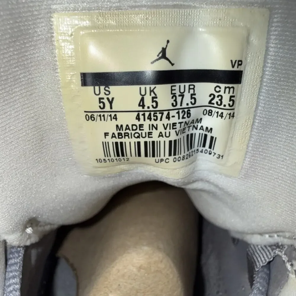 2014 Air Jordan 13 Retro Grey Toe Sz 5Y / 6.5 Women OG BOX 2014 Worn Once